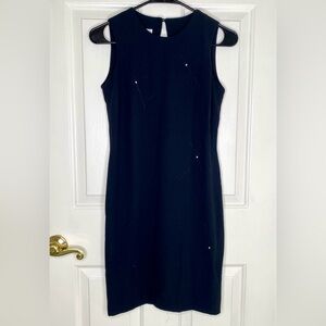Warren petites New York Elegant Black Sleeveless size 2p